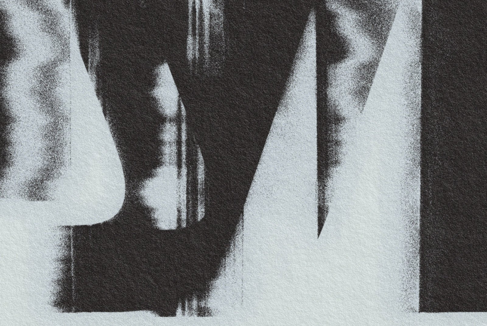 Textured black and white graphic with abstract shapes. Ideal for print mockups, graphics design, and Photoshop effects. High-resolution image for designers.