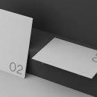 Vertical and horizontal poster mockup scene featuring two numbered sheets with modern design. Perfect for showcasing print mockups, minimalist templates, graphic design.