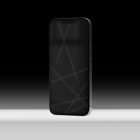Minimalist black smartphone mockup on a gradient background perfect for graphic designers looking for tech mockups digital assets for display or presentations