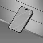 Tech mockup of a smartphone placed on a sleek surface suitable for graphic designers. Perfect for showcasing app designs and UI/UX projects in digital portfolios.