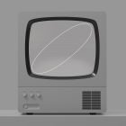 Vintage TV mockup. Use this high-resolution retro TV mockup for tech and graphic design projects. Ideal for print mockups, tech mockups, and visual presentations.