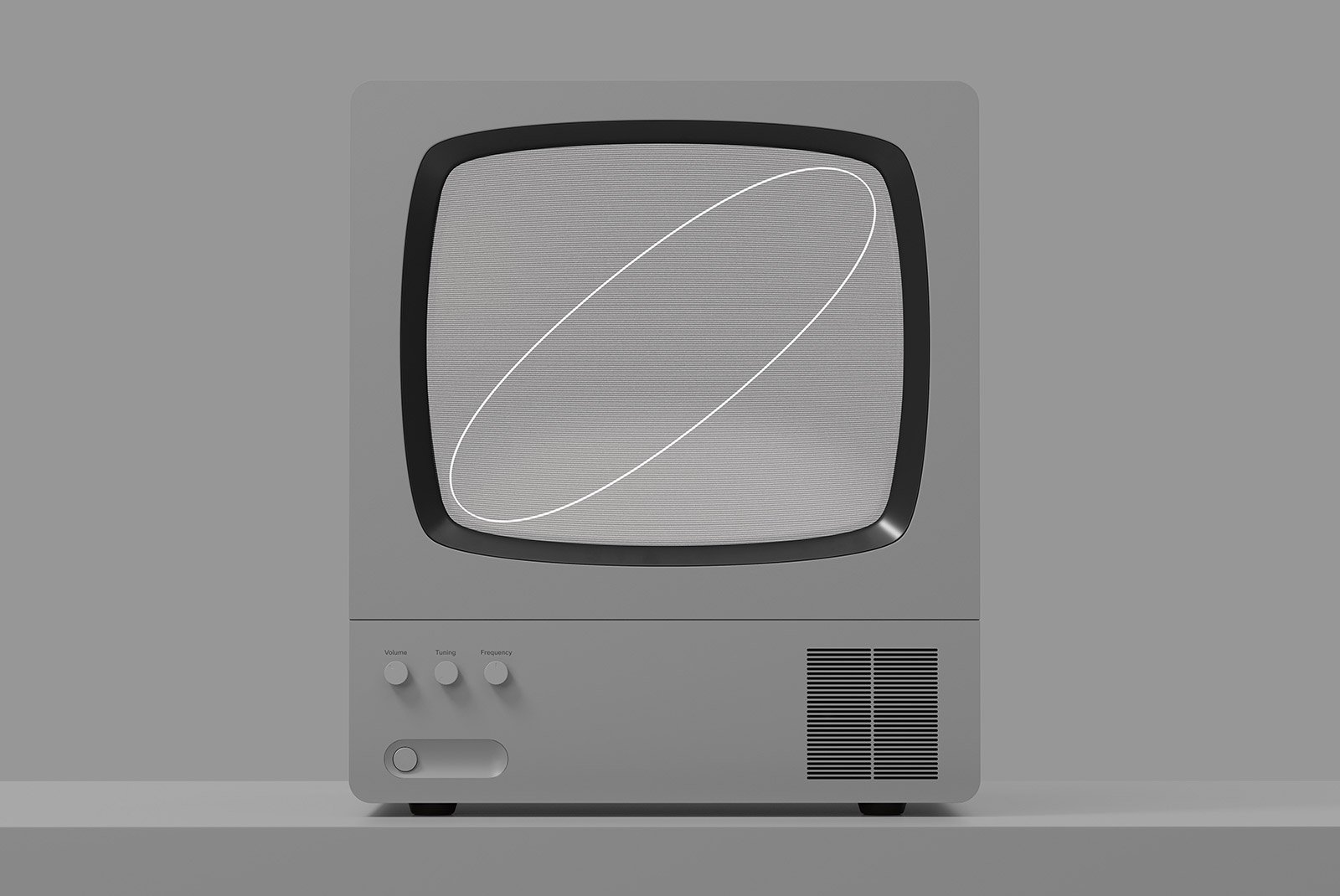 Vintage TV mockup. Use this high-resolution retro TV mockup for tech and graphic design projects. Ideal for print mockups, tech mockups, and visual presentations.