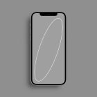 Smartphone mockup on a gray background suitable for app design showcase tech mockups web design presentations and user interface prototyping