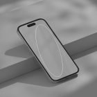 Minimalist tech mockup featuring a smartphone on a geometric surface perfect for graphic designers working on sleek and modern digital presentations and app designs
