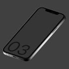 iPhone mockup on dark background showcasing a sleek design perfect for tech mockups websites or app presentations ideal for graphic designers SEO keywords