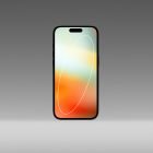 Modern smartphone tech mockup with blank screen against a gradient background. Ideal for graphic designers seeking high-quality tech mockups for digital projects.