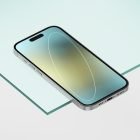 Smartphone mockup featuring a sleek modern design on a glass surface ideal for graphic designers showcasing tech mockups and UI designs digital assets high quality