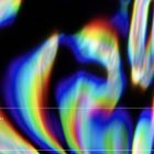 Abstract gradient design featuring vibrant, multicolored waves on a black background. Suitable for graphic designers, digital assets, Photoshop effects.