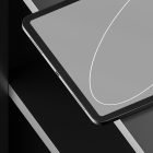 Tech mockup of digital tablet with sleek design on a stylish background. Perfect for showcasing UI designs or app interfaces. Graphic designers asset.