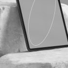 Tablet mockup displayed on stone surface perfect for tech mockups showcasing digital designs suitable for graphic designers modern technology.