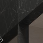 Black marble geometric design with subtle white veining suitable for packaging mockups or print mockups ideal for graphic designers seeking elegant assets.