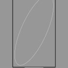 Digital monitor mockup for graphic designers. Includes sleek modern screen with minimalistic design on gray background. Ideal for tech mockups and UI design.