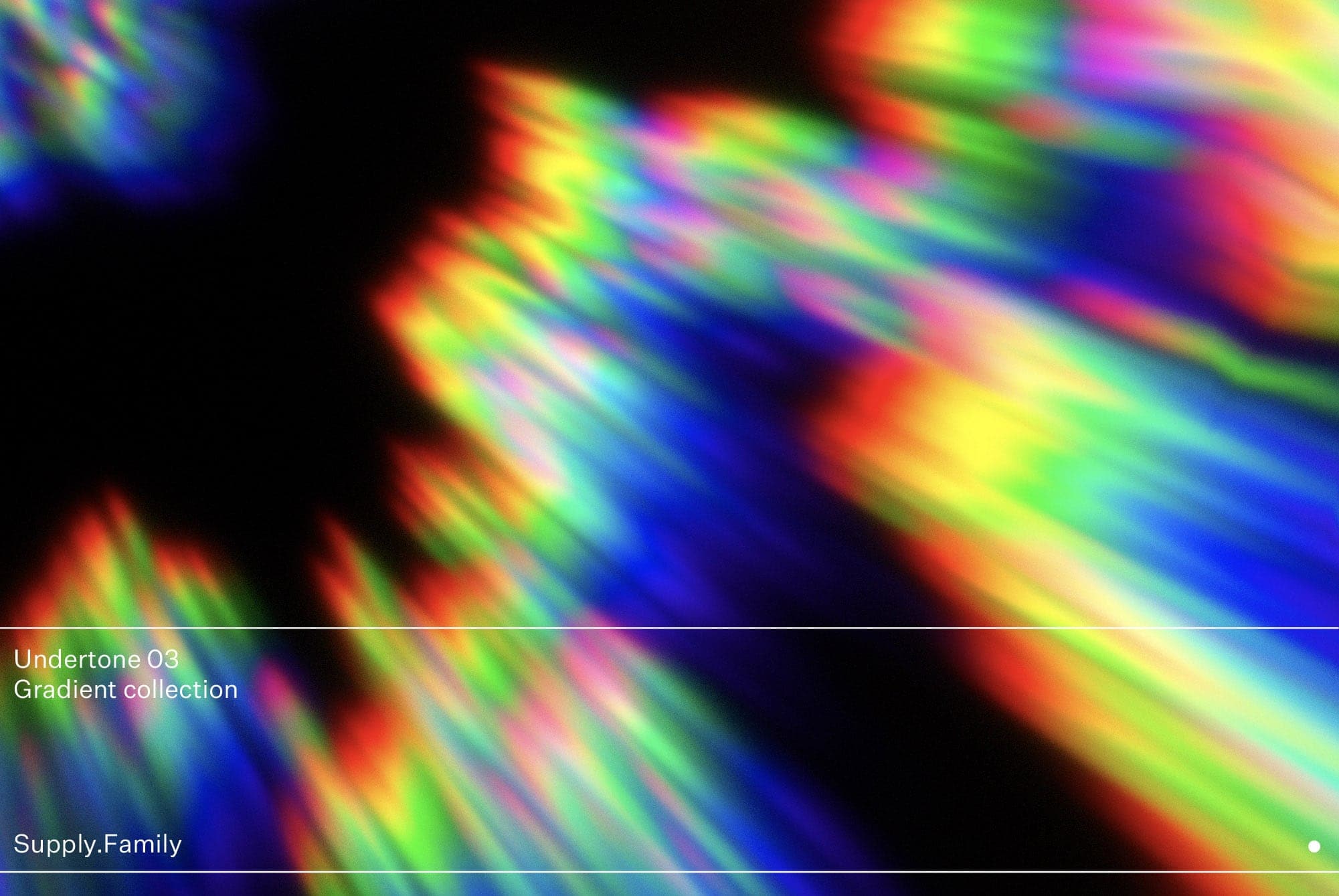 Colorful gradient light streaks on a black background from Undertone 03 Gradient collection for graphic designers digital assets abstract graphic design gradient.