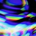 Abstract gradient background with vibrant neon colors and ripple effects perfect for digital graphic designs and abstract backgrounds for designers.