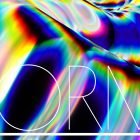 Holographic abstract background for graphic design projects with the word FORM overlayed. Perfect for Photoshop effects, digital art, vibrant visual designs.
