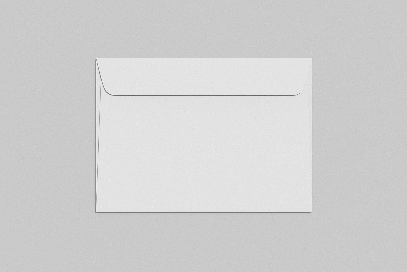 White envelope print mockup template for graphic designers showcasing minimalist design and branding. Ideal for stationery and print mockup categories.