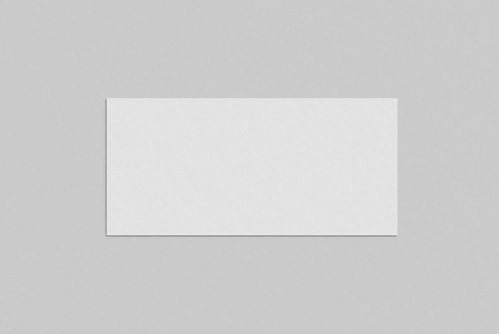 Business card print mockup with subtle shadow on a light background ideal for graphic designers digital assets store professional presentation templates