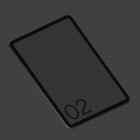 Isometric tablet mockup with dark screen. Ideal for tech mockups, device branding, app presentation. Enhance your graphic design projects with versatile tech assets.