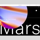 Abstract graphic design template with vibrant gradient planet and bold text How to become a human in modern font useful for graphic designers digital assets.