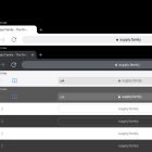 Browser design mockup shows various toolbar styles for desktop and mobile applications useful for graphic designers in creating web interfaces.