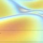 Gradient collection print mockup featuring smooth color transitions from yellow to blue. Suitable for graphic designers and digital asset stores.