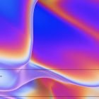 Abstract gradient background from the Undertone O2 Gradient collection showcasing vibrant blue, purple, and orange hues for graphic design and digital assets.