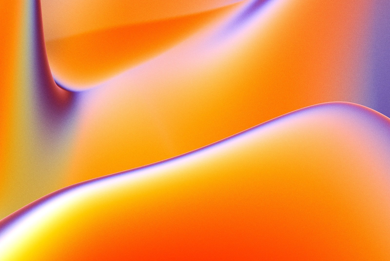 Abstract graphic design with vibrant orange and purple gradient, suitable for digital assets, poster design, background texture, and visual effects.