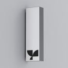 Vertical cosmetic packaging mockup with minimalist design displayed on light gray background perfect for graphic designers branding packaging design mockups.