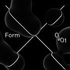 Abstract digital artwork with glowing lines and organic shapes on a black background, suitable for print, tech, and graphic mockups for designers.