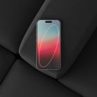 Smartphone mockup on dark couch background perfect for tech mockups showcasing mobile app designs and screen layouts for graphic designers and UI/UX projects.